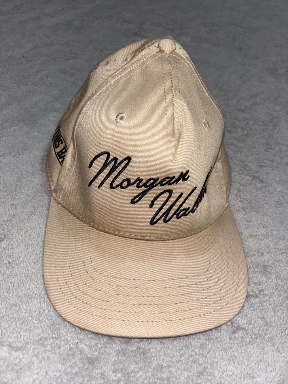 OTTO Beige Baseball Cap with Black Script
